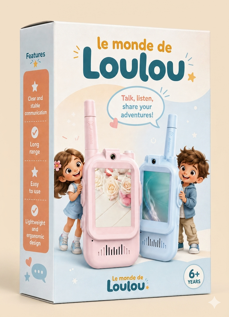 The LouLou Talkie — Kids Walkie Talkies for Outdoor Adventure